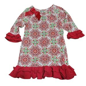 Girls COUNTING DAISIES dress Size 8 Boho Floral holiday casual formal christmas